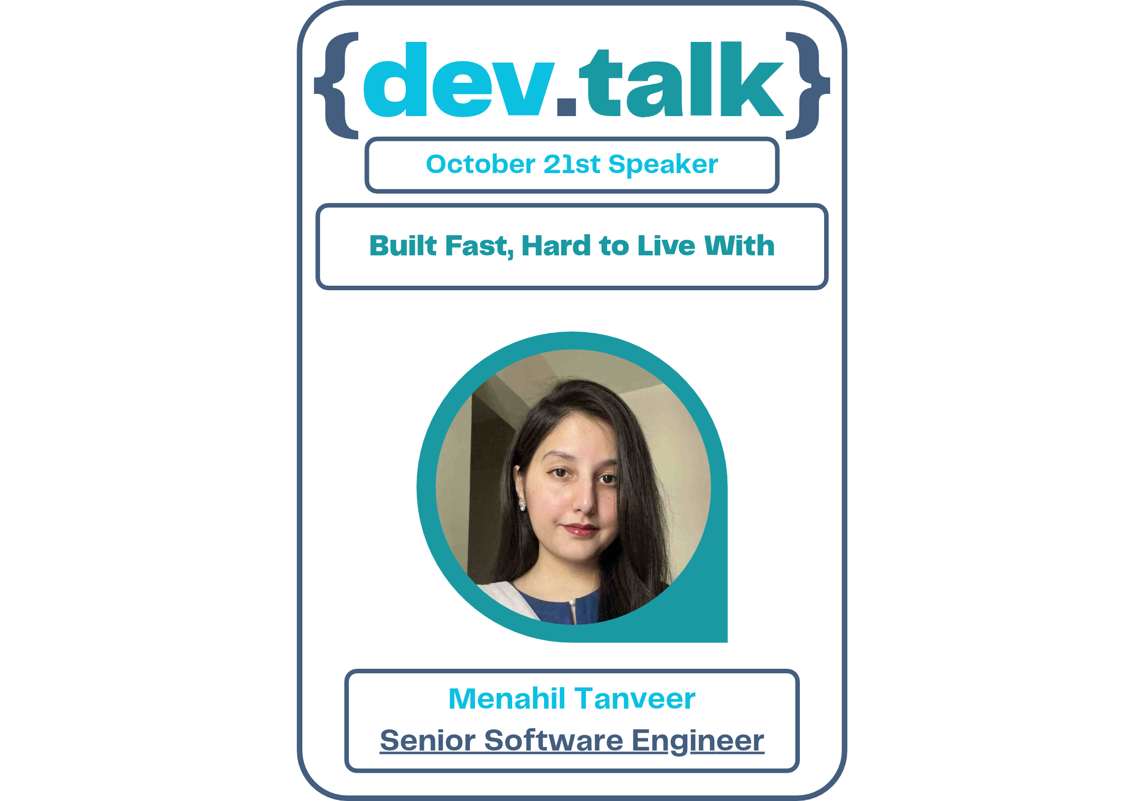 Menahil Tanveer speaker headshot